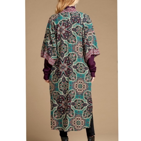 💕Boho Style Kimono coverall cover-up beach Wear - Picture 7 of 7